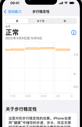 平果iPhone手机维修如何在iPhone开启'步行稳定性通知'